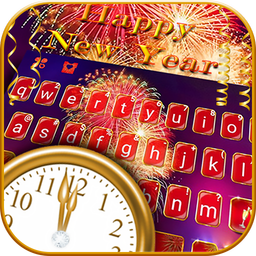 Happy New Year 2018 Keyboard Theme