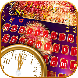 Happy New Year 2018 Keyboard Theme