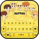 Kpop Idol Butter Keyboard Back