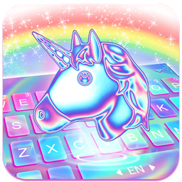 Laser Unicorn Keyboard Theme
