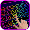 Led Neon Color Keyboard Theme