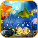 3D Live Fish Keyboard Theme