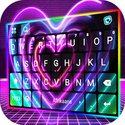 Love LED Neon Keyboard Backgro