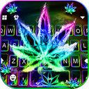 Luminous Smoke Weed Keyboard T