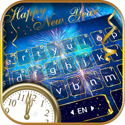 New Year Firework 2018 Keyboard Theme