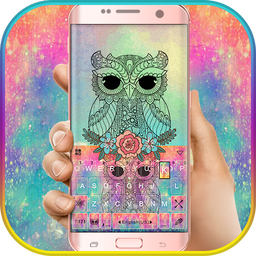 Colorful Owl Keyboard Theme