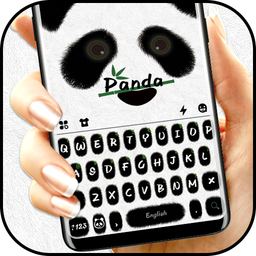 Cute Panda Keyboard Theme