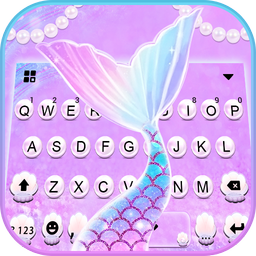 Pastel Mermaid Tail Keyboard Theme