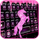 Pink Glitter Unicorn2 Keyboard Theme