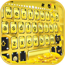 Pure Gold Bar Keyboard Theme