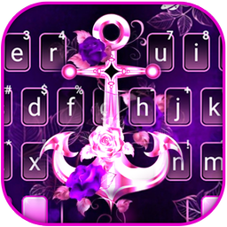 Purple Anchor Keyboard Theme