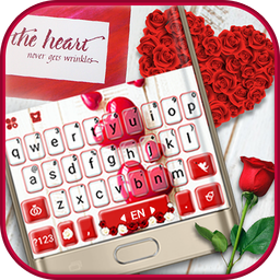 Red Valentines Love Keyboard Theme