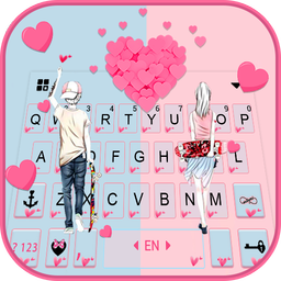 Romantic Lover Keyboard Theme