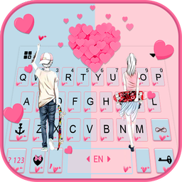 Romantic Lover Keyboard Theme