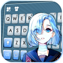 Sailor Anime Girl Keyboard Theme