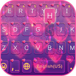 Shining Heart Keyboard Theme