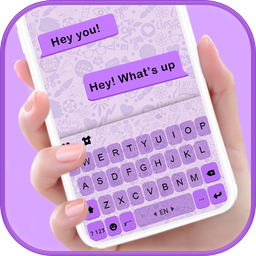 Simple Purple SMS Theme