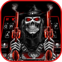 Skull Fire Gun Wallpapers Keyb