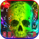 Smoke Skull Keyboard Illusion Theme