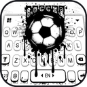 Soccer Doodle Drip Keyboard Theme