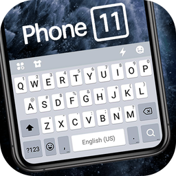 Space Gray Phone 11 Pro Keyboard Theme