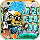 Street Skate Graffiti Keyboard Theme