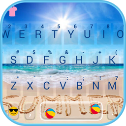 Summer Sun Beach Keyboard Theme