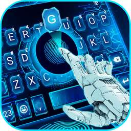 Tech Fingerprint Keyboard Theme