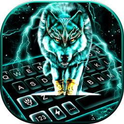 Thunder Neon Wolf Theme