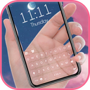 Transparent Sky Keyboard Backg