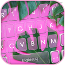 Tropical Leaves Keyboard Backg