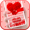 Valentine Love Hearts Keyboard Theme