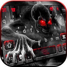 Zombie Monster Skull Keyboard Theme