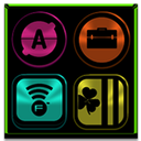 Black and Colors Icon Pack