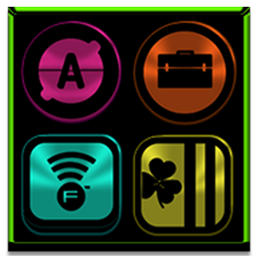 Black and Colors Icon Pack