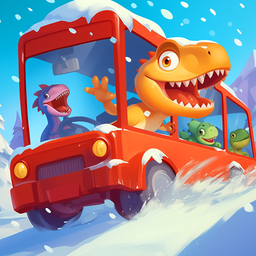 Dinosaur Bus Games for kids