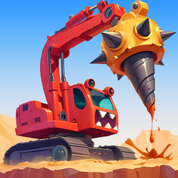 Dinosaur Digger Excavator Game