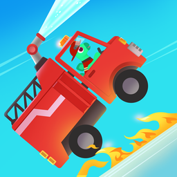 Dinosaur Fire Truck: for kids