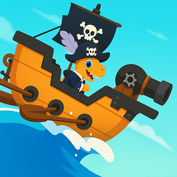Dinosaur Pirate Games for kids