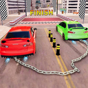 Chained Car Racing Stunts Game