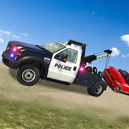 US Police Tow Truck Transport Simulator Game 2019