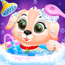 Cute Puppy Daycare Salon Fun