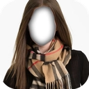 Girls Scarf costume montage photo frames