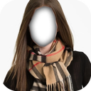 Girls Scarf costume montage photo frames