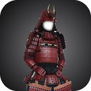 Samurai armor suit fotomontage