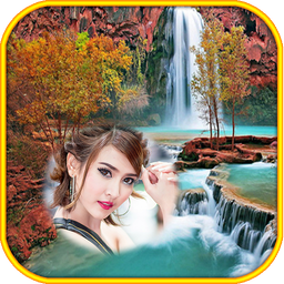 Waterfall Photo Frames montage