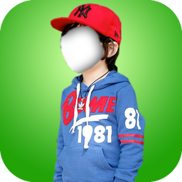 Kid Boy Fashion Photo Montage