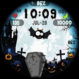 Halloween Dracula Bat & Ghost