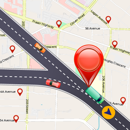 GPS Maps & Navigation , Live Route & Place Finder