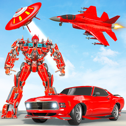 Jet Robot Car Transform Games